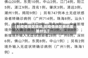 【到疫情地区转机,到疫情地区转机需要什么】