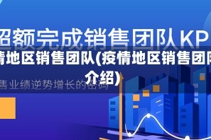 疫情地区销售团队(疫情地区销售团队介绍)