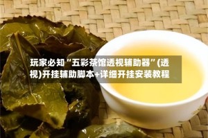 玩家必知“五彩茶馆透视辅助器”(透视)开挂辅助脚本+详细开挂安装教程