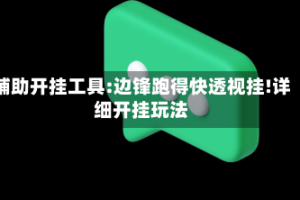 辅助开挂工具:边锋跑得快透视挂!详细开挂玩法
