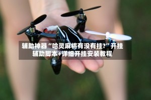 辅助神器“哈灵麻将有没有挂?”开挂辅助脚本+详细开挂安装教程