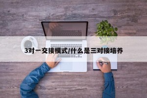 3对一交接模式/什么是三对接培养