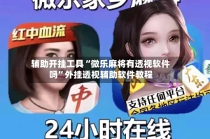 辅助开挂工具“微乐麻将有透视软件吗”外挂透视辅助软件教程