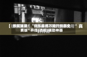 教程辅助！“微乐麻将万能开挂器免费版”开挂(透视)辅助神器