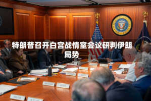 特朗普召开白宫战情室会议研判伊朗局势