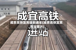 成贵高铁宜宾提前通车(成贵高铁宜宾西站图片)