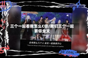 三个一起看我怎么C你/我们三个一起要你全文