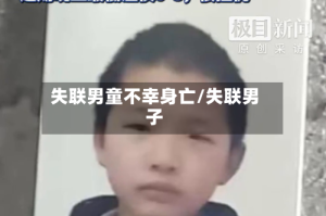 失联男童不幸身亡/失联男子