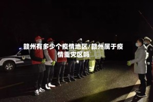 赣州有多少个疫情地区/赣州属于疫情重灾区吗