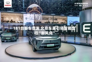 181台新车首发 北京车展引领智能出行“新风向”