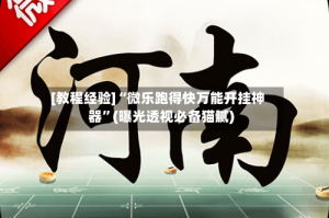 [教程经验]“微乐跑得快万能开挂神器”(曝光透视必备猫腻)