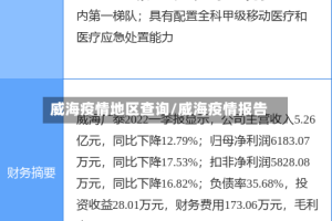 威海疫情地区查询/威海疫情报告
