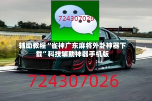 辅助教程“雀神广东麻将外卦神器下载”科技辅助神器手机版