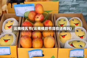 云南模乳节(云南模奶节现在还有吗)