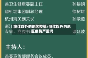 浙江以外的地区疫情/浙江以外的地区疫情严重吗
