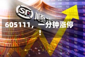 605111，一分钟涨停！