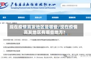 现在疫情高发地区是哪些/现在疫情高发地区有哪些地方?