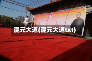混元大道(混元大道txt)