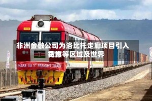 非洲金融公司为洛比托走廊项目引入花旗等区域及世界贷方