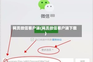 网页微信客户端(网页微信客户端下载)