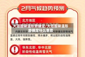 大范围降温形势确定/大范围降温形势确定什么意思
