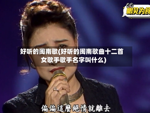 好听的闽南歌(好听的闽南歌曲十二首女歌手歌手名字叫什么)-第2张图片