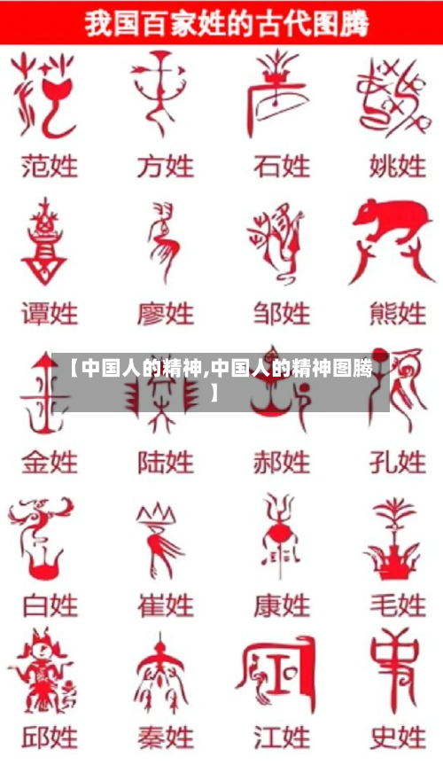 【中国人的精神,中国人的精神图腾】-第1张图片