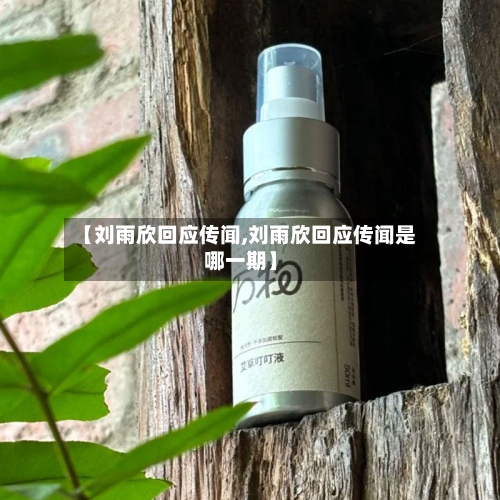 【刘雨欣回应传闻,刘雨欣回应传闻是哪一期】-第3张图片