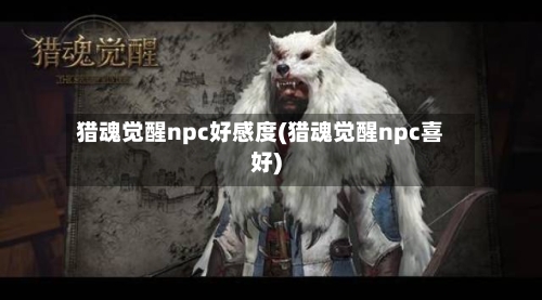 猎魂觉醒npc好感度(猎魂觉醒npc喜好)-第2张图片