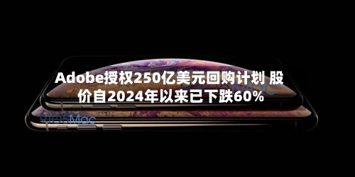 Adobe授权250亿美元回购计划 股价自2024年以来已下跌60%-第1张图片