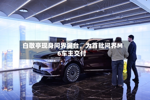 白敬亭现身问界展台	，为首批问界M6车主交付-第2张图片