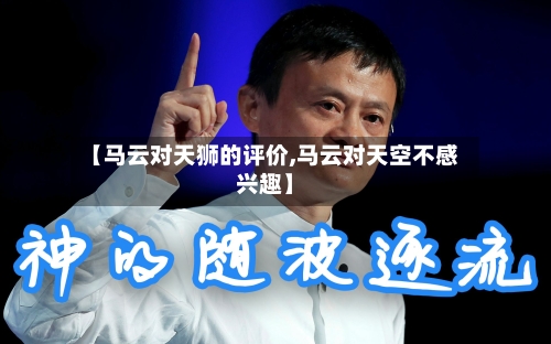 【马云对天狮的评价,马云对天空不感兴趣】-第3张图片