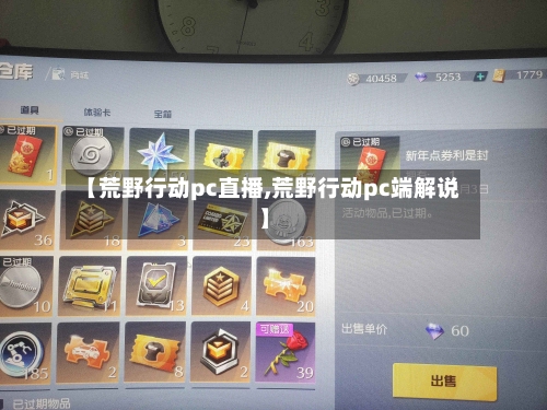 【荒野行动pc直播,荒野行动pc端解说】-第1张图片