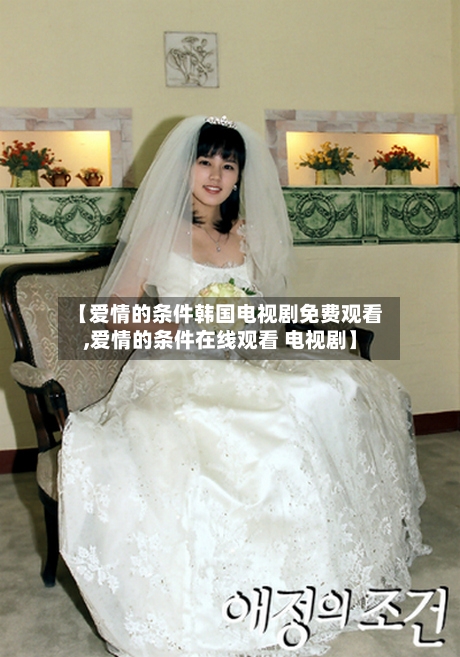 【爱情的条件韩国电视剧免费观看,爱情的条件在线观看 电视剧】-第1张图片