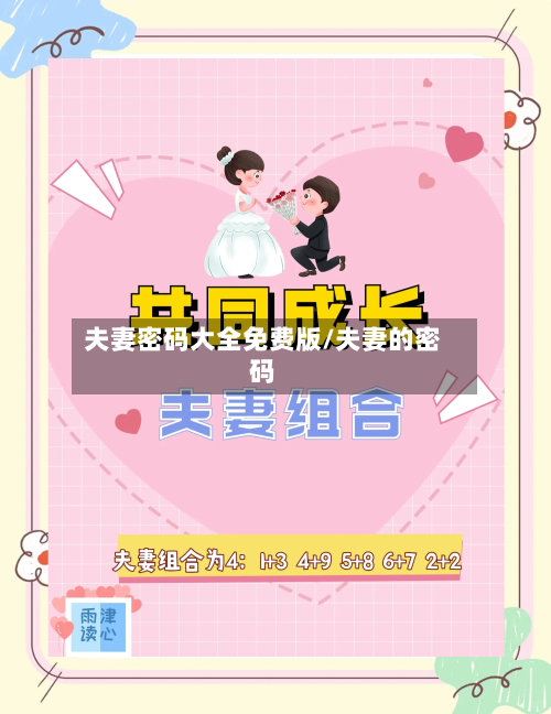 夫妻密码大全免费版/夫妻的密码-第1张图片