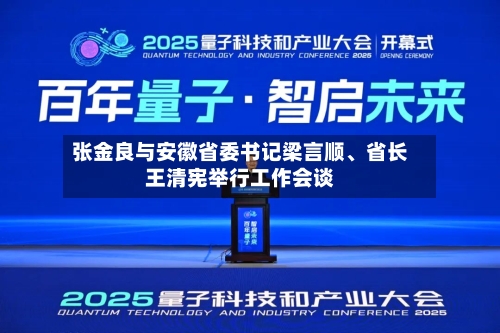 张金良与安徽省委书记梁言顺	、省长王清宪举行工作会谈-第2张图片