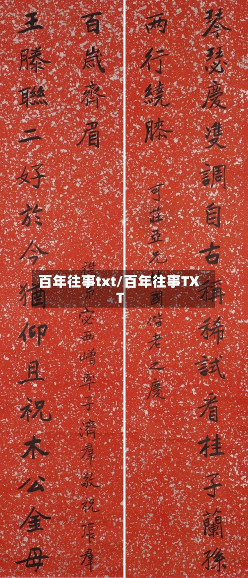 百年往事txt/百年往事TXT-第1张图片