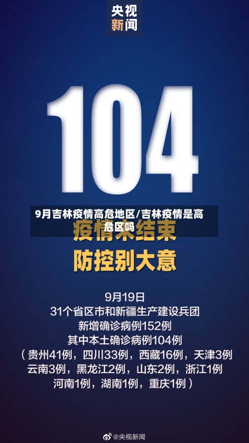9月吉林疫情高危地区/吉林疫情是高危区吗-第2张图片