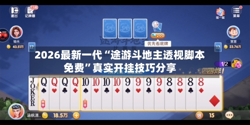 2026最新一代“途游斗地主透视脚本免费	”真实开挂技巧分享-第2张图片