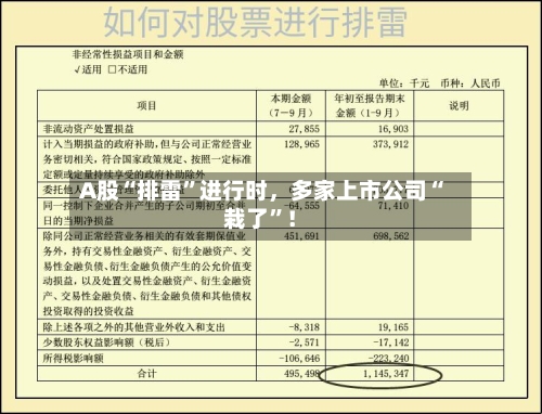 A股“排雷	”进行时，多家上市公司“栽了”！-第2张图片