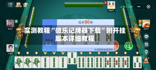 实测教程“微乐记牌器下载”附开挂脚本详细教程-第3张图片