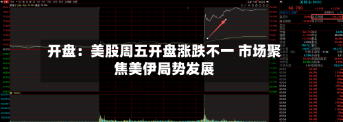 开盘：美股周五开盘涨跌不一 市场聚焦美伊局势发展-第2张图片