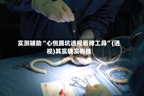 实测辅助“心悦踢坑透视看牌工具”(透视)其实确实有挂-第1张图片