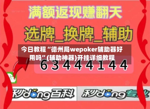 今日教程“德州局wepoker辅助器好用吗	”(辅助神器)开挂详细教程-第1张图片