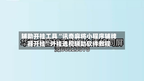 辅助开挂工具“讯奇麻将小程序辅牌器开挂	”外挂透视辅助软件教程-第2张图片