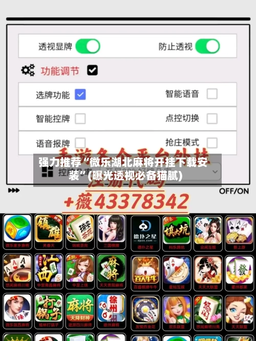 强力推荐“微乐湖北麻将开挂下载安装”(曝光透视必备猫腻)-第1张图片