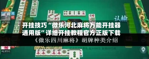 开挂技巧“微乐河北麻将万能开挂器通用版”详细开挂教程官方正版下载-第3张图片