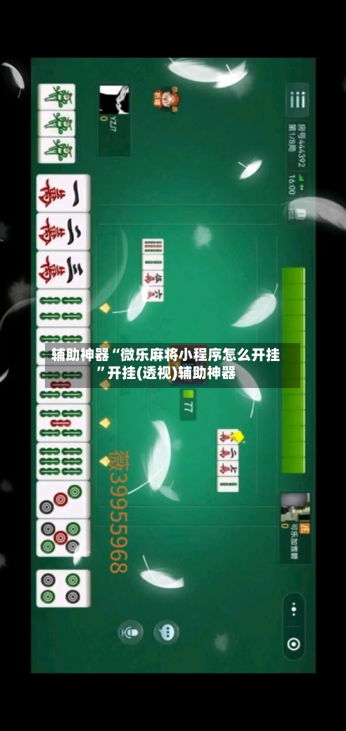辅助神器“微乐麻将小程序怎么开挂	”开挂(透视)辅助神器-第1张图片