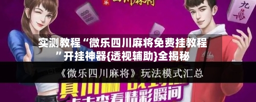 实测教程“微乐四川麻将免费挂教程	”开挂神器{透视辅助}全揭秘-第2张图片