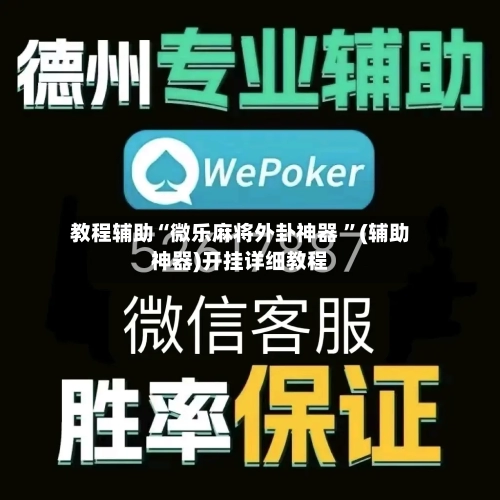 教程辅助“微乐麻将外卦神器 ”(辅助神器)开挂详细教程-第2张图片